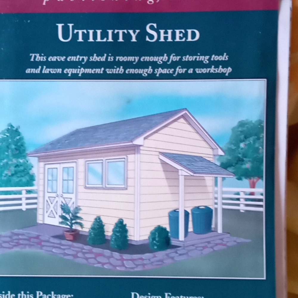 Utility Shed plan, never used.